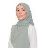 Sulam Teja Cotton Voile Square in Willow Green